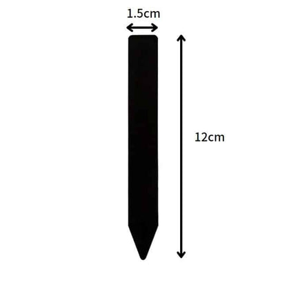 園芸ラベル 12cm ブラック ゴールドラベル 100枚入り