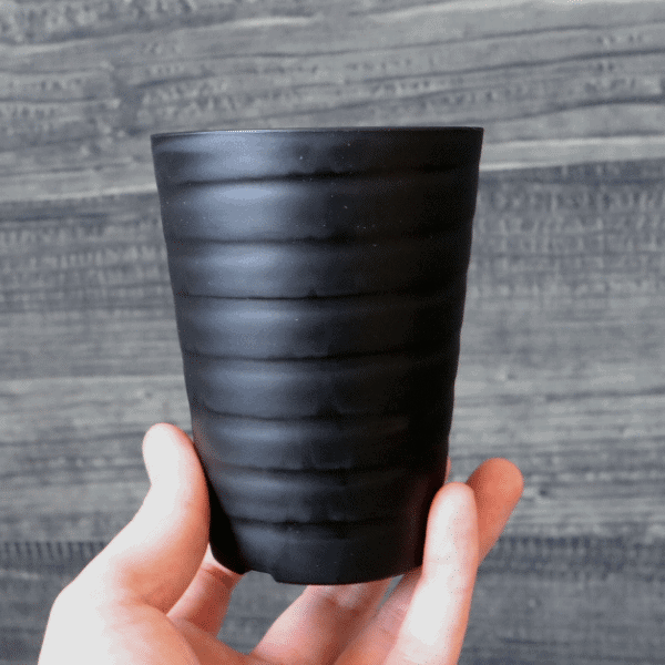 セラアート 長鉢 3号ロング ブラック プラ鉢