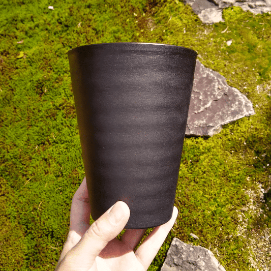 セラアート 長鉢 4号 ブラック プラ鉢