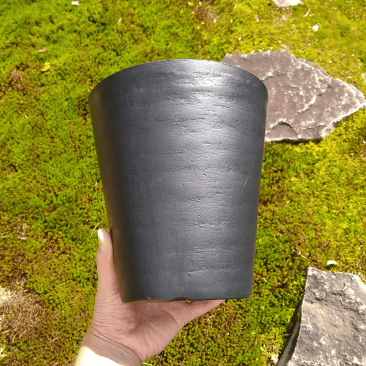 セラアート 長鉢 6号 ブラック プラ鉢