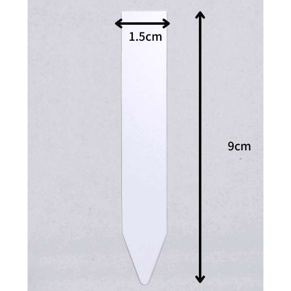 園芸ラベル 9cm ホワイト ゴールドラベル 100枚入り
