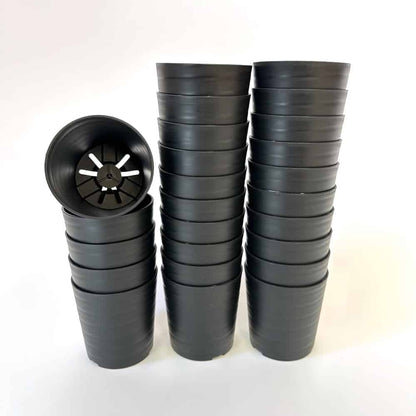 セラアート 長鉢 2.5号 ブラック プラ鉢