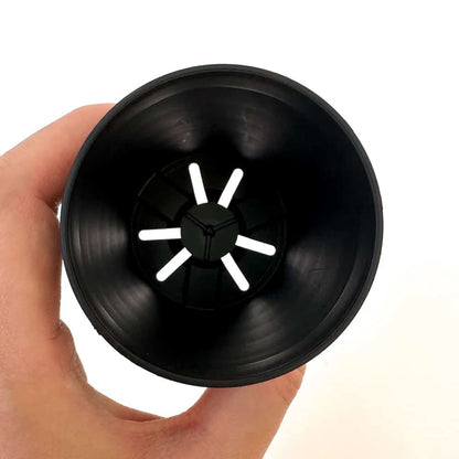 セラアート 長鉢 2.5号 ブラック プラ鉢