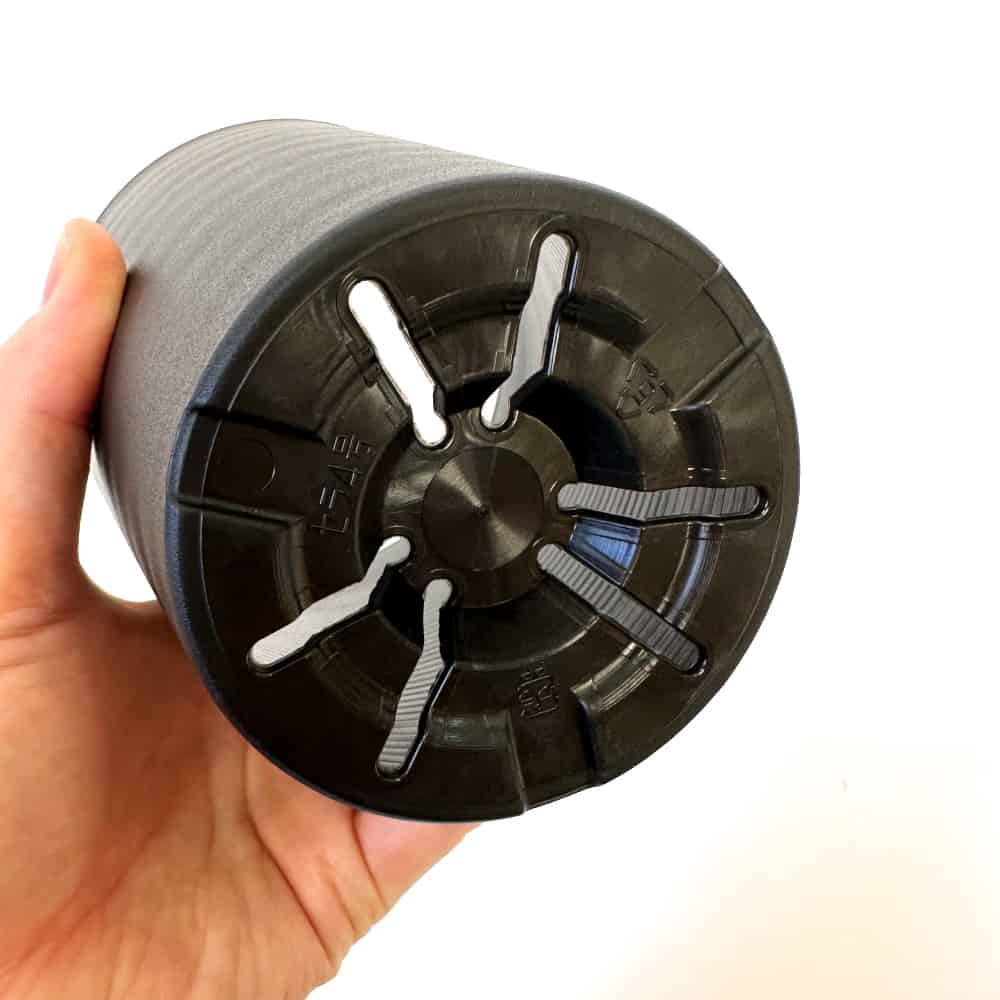 セラアート 長鉢 4号 ブラック プラ鉢