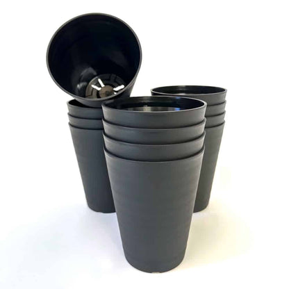 セラアート 長鉢 4.5号 ブラック プラ鉢