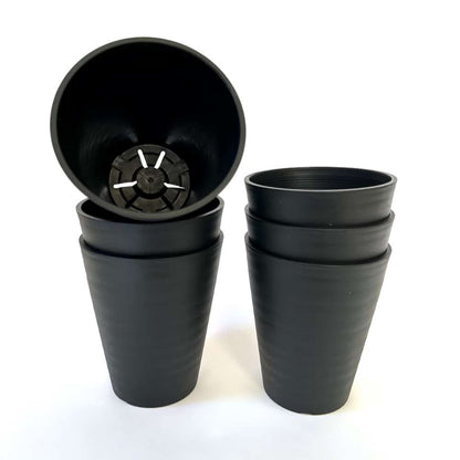 セラアート 長鉢 5号 ブラック プラ鉢