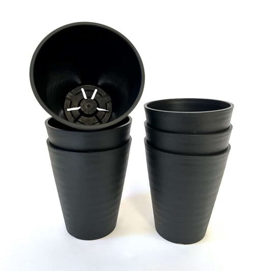 セラアート 長鉢 5号 ブラック プラ鉢