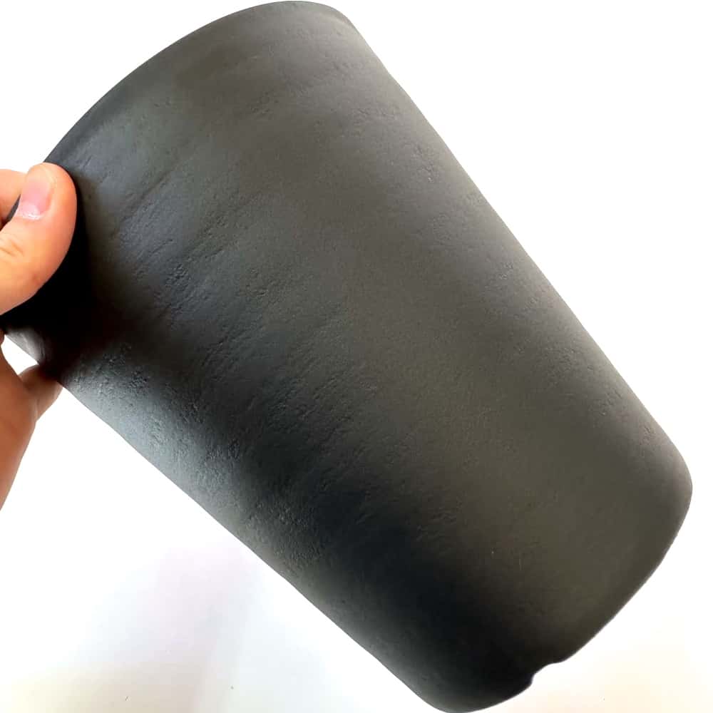 セラアート 長鉢 6号 ブラック プラ鉢