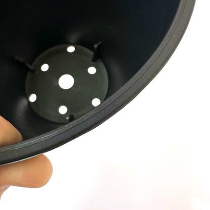 セラアート 長鉢 6号 ブラック プラ鉢