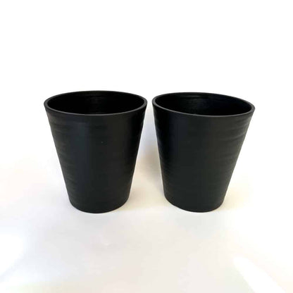 セラアート 長鉢 7号 ブラック プラ鉢