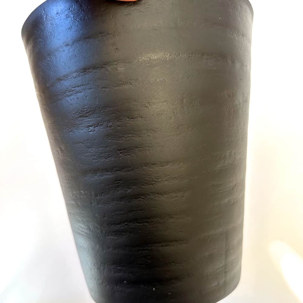 セラアート 長鉢 7号 ブラック プラ鉢