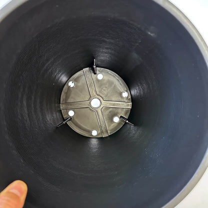 セラアート 長鉢 8号 ブラック プラ鉢