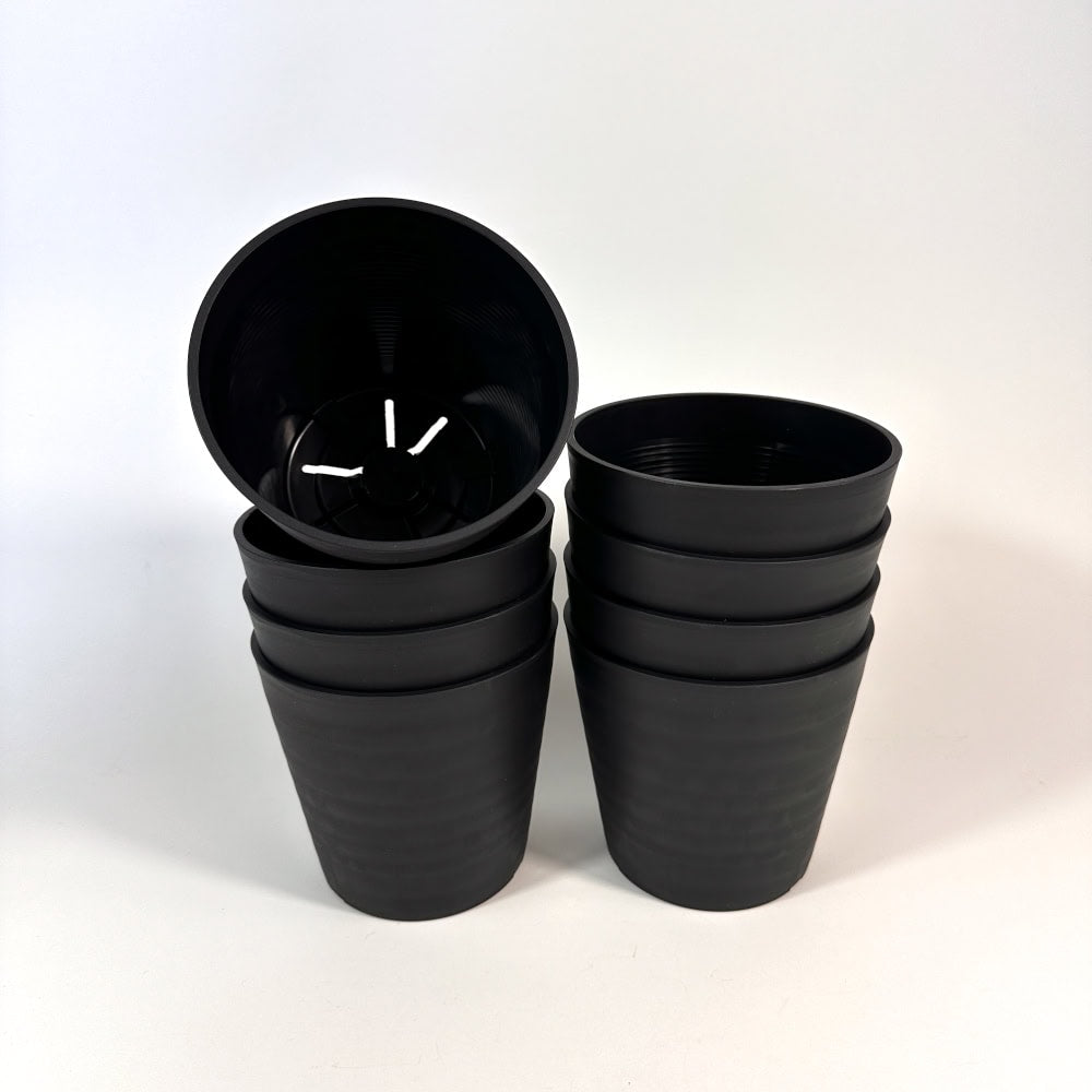セラアート 長鉢 5号ショート ブラック プラ鉢