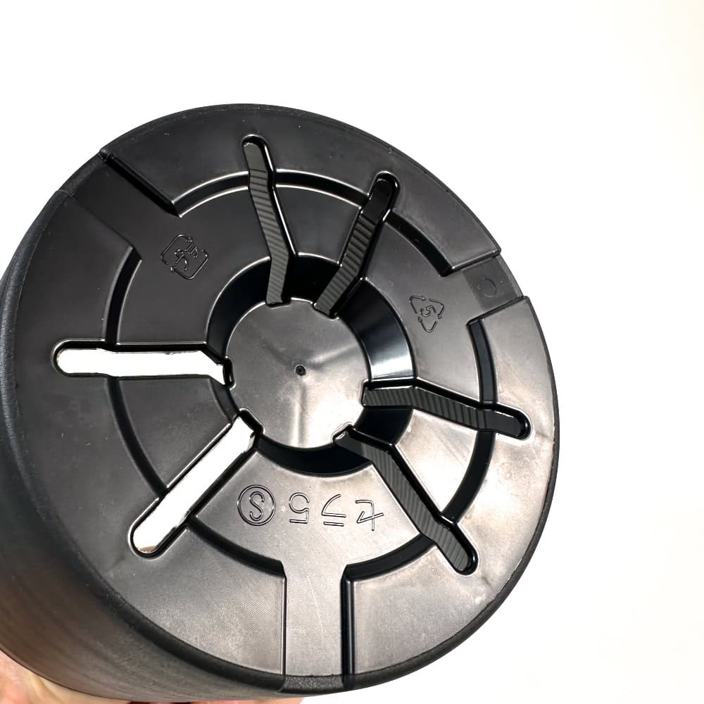 セラアート 長鉢 5号ショート ブラック プラ鉢