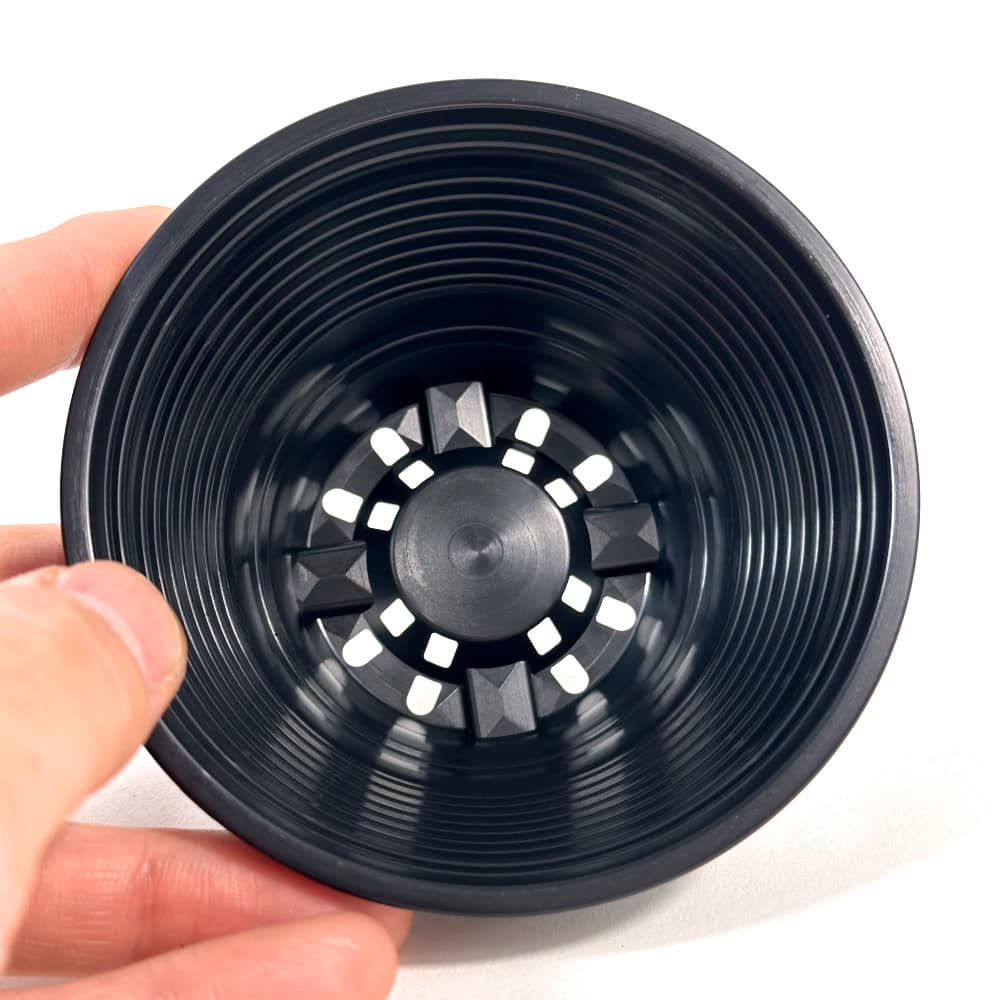 セラアート 平鉢 9号 ブラック プラ鉢