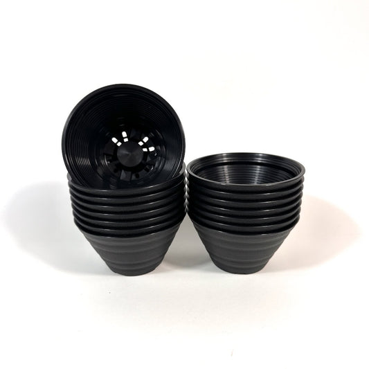 セラアート 平鉢 10.5号 ブラック プラ鉢