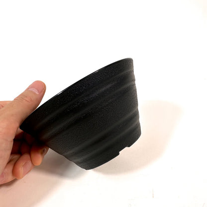 セラアート 平鉢 12号 ブラック プラ鉢