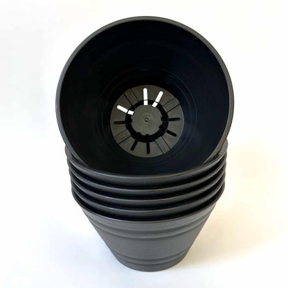 セラアート 平鉢 21号 ブラック プラ鉢