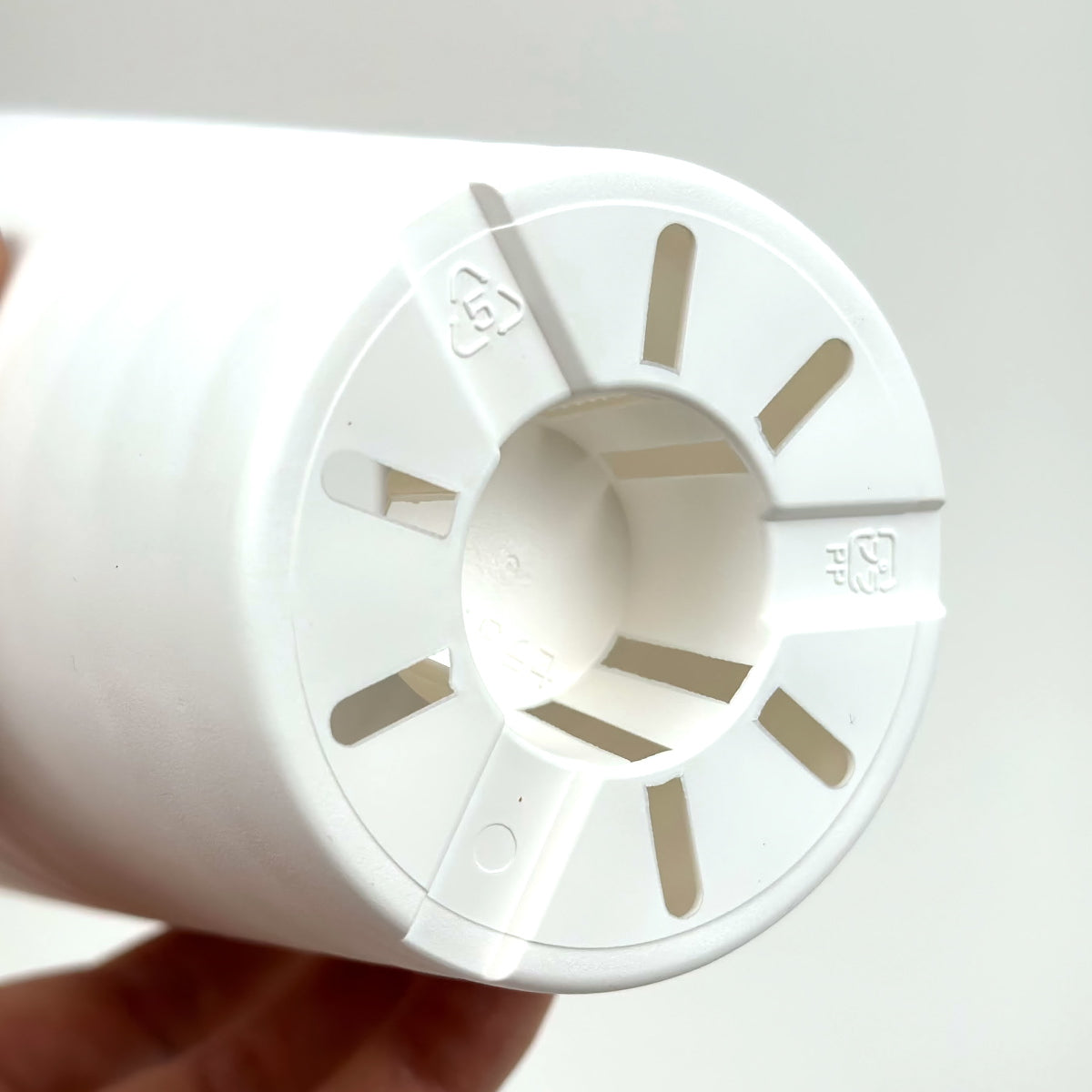 セラアート 長鉢 3.5号 ホワイト プラ鉢