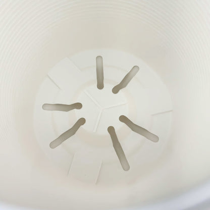 セラアート 長鉢 4号 ホワイト プラ鉢