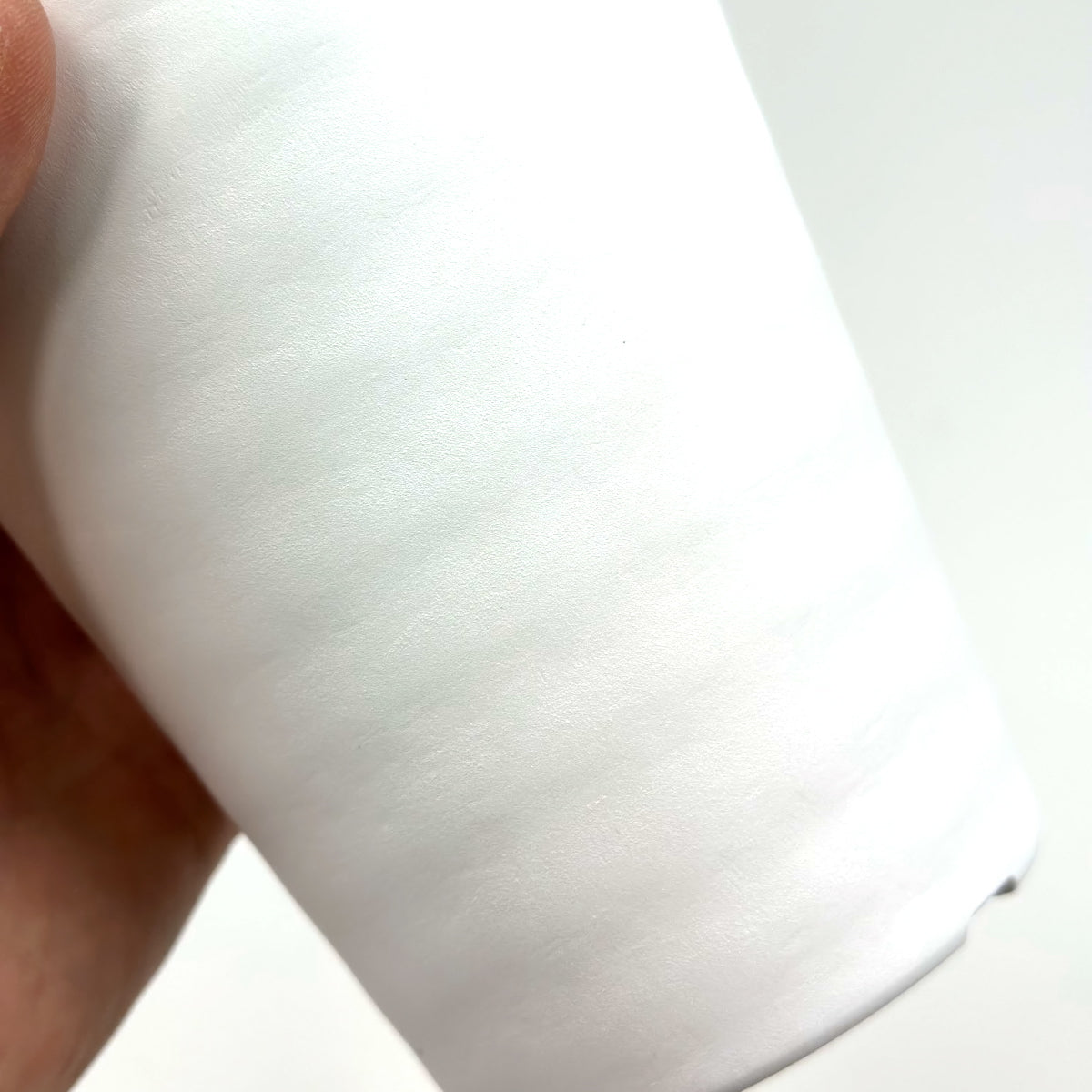 セラアート 長鉢 4号 ホワイト プラ鉢