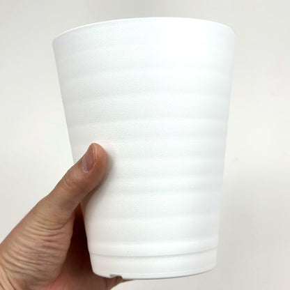 セラアート 長鉢 4.5号 ホワイト プラ鉢