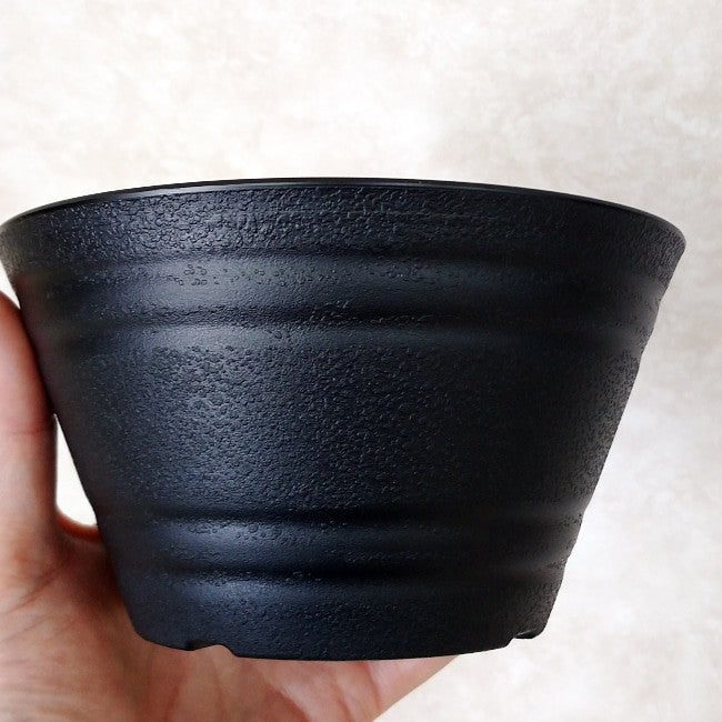 セラアート 平鉢 15号 ブラック プラ鉢