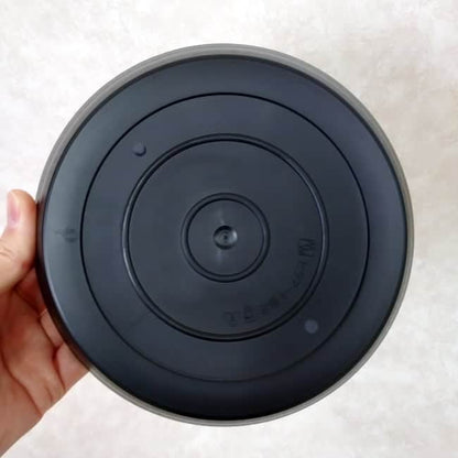 セラアート 受け皿 ブラック プラ皿