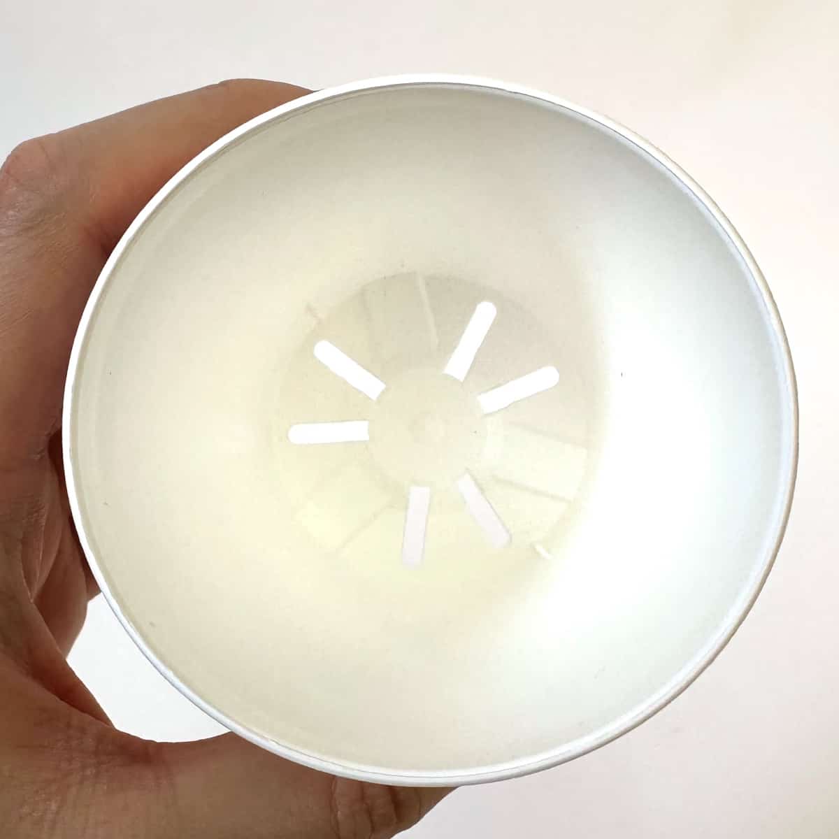 セラアート 長鉢 3号 ホワイト プラ鉢